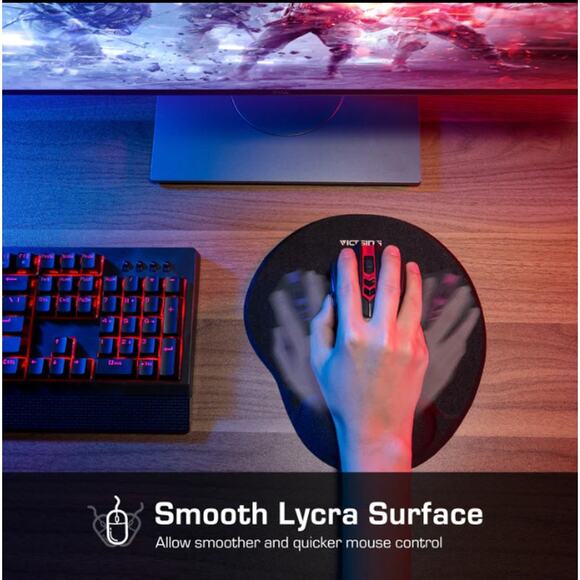 Ergonomic Mouse Pad With Gel Wrist Rest Support US07 VicTsing - Picture 3 of 10